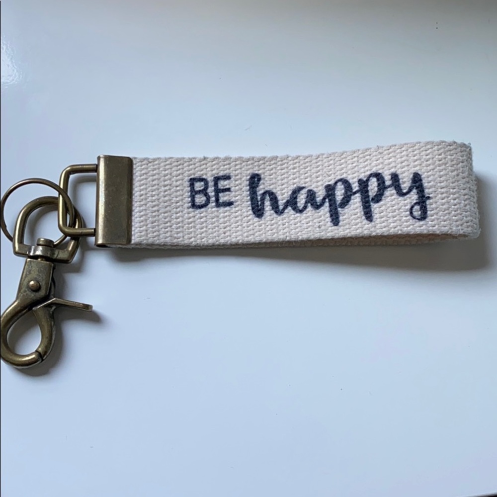 Be Happy Keychain